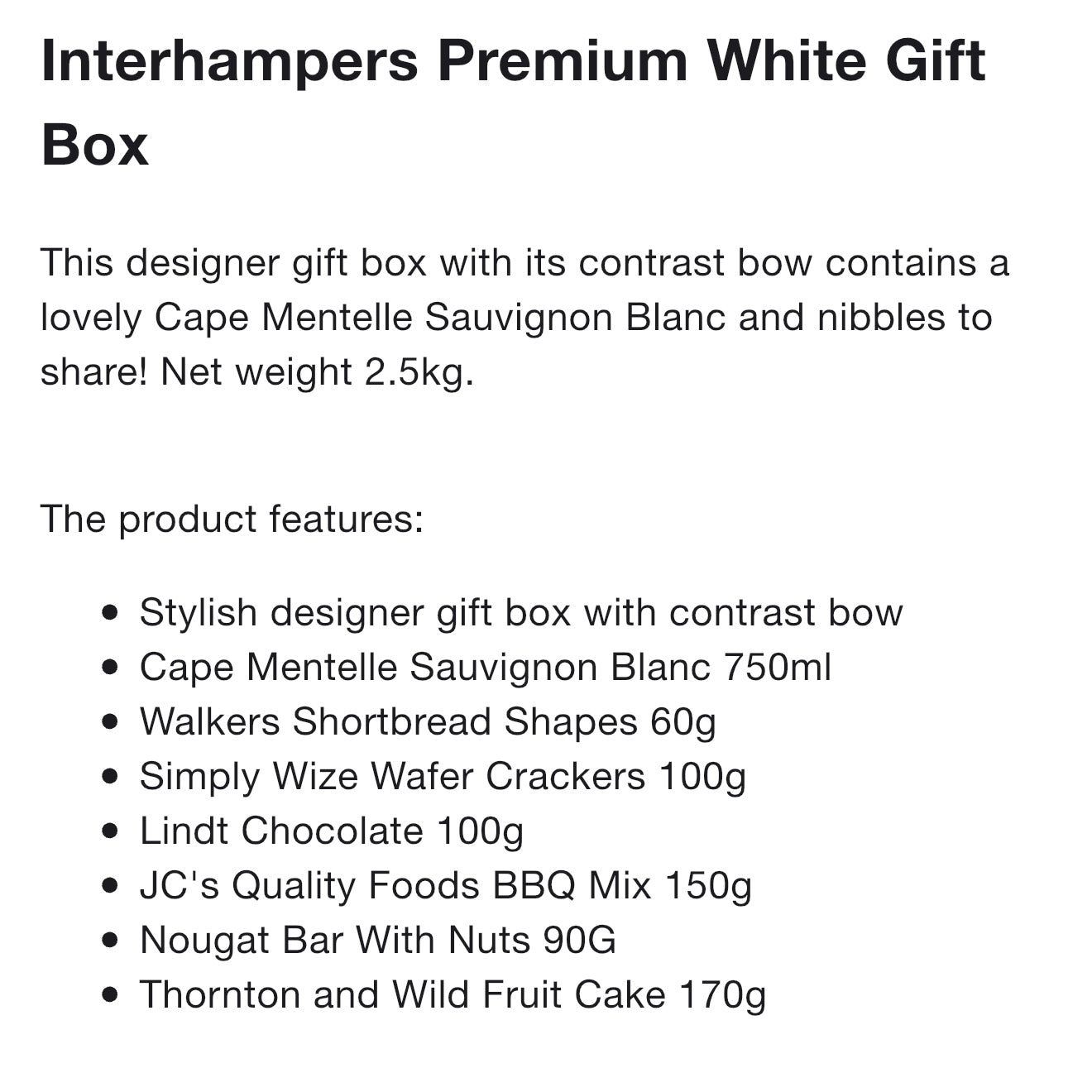 White Wine Hamper