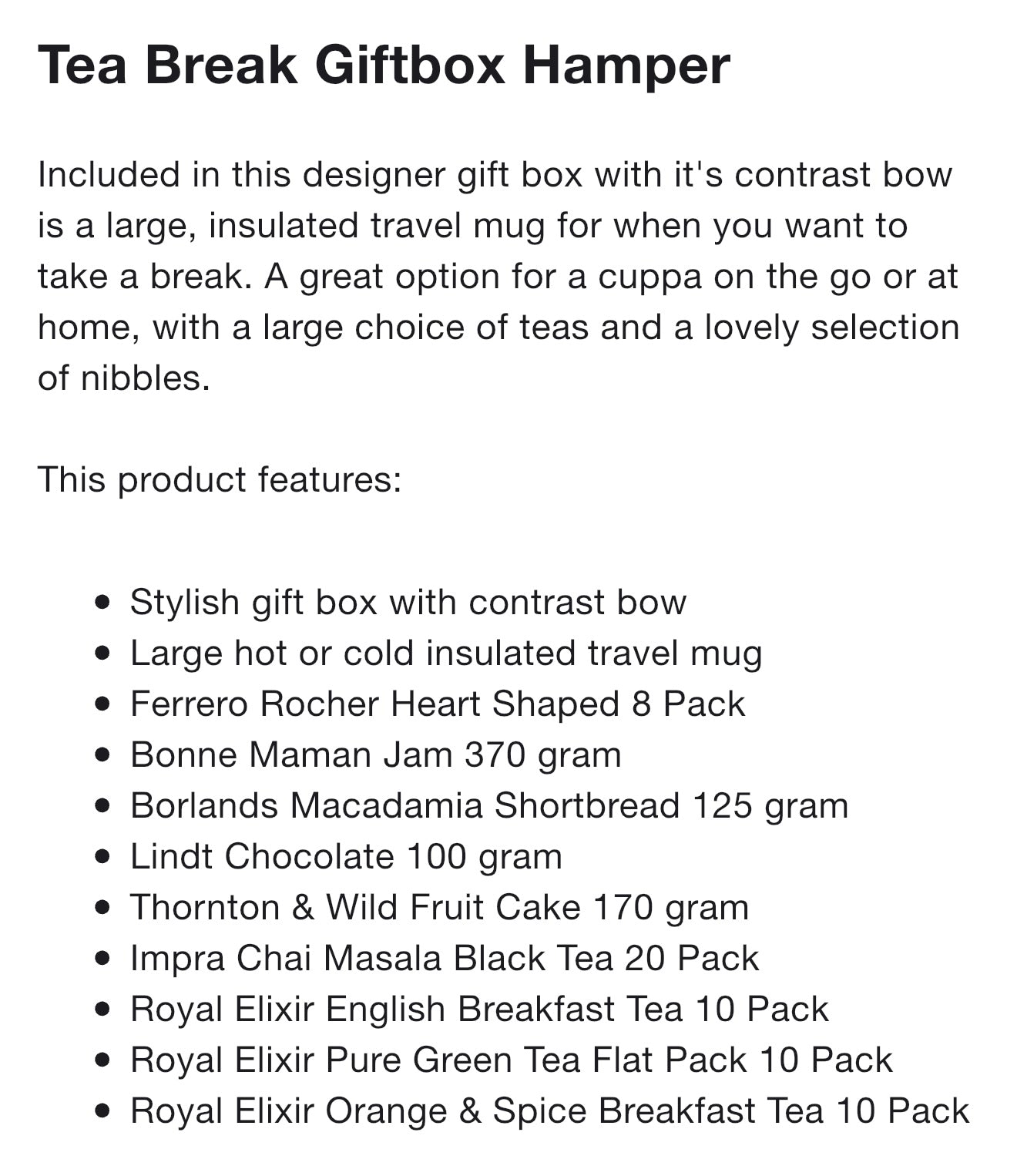Tea Lover Hamper