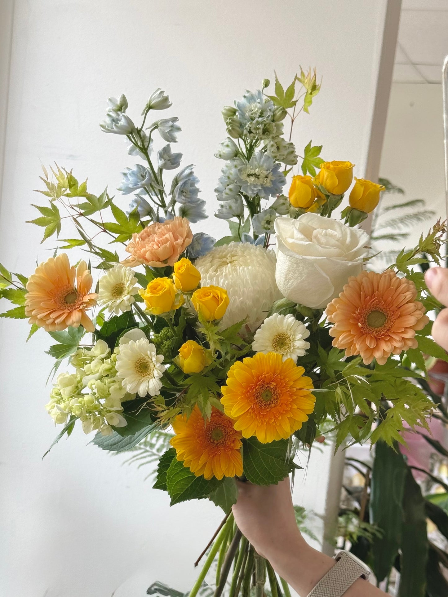 [K-Style] YELLOW / BLUE BOUQUET