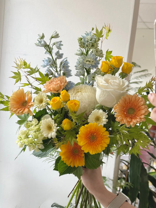 [K-Style] YELLOW / BLUE BOUQUET