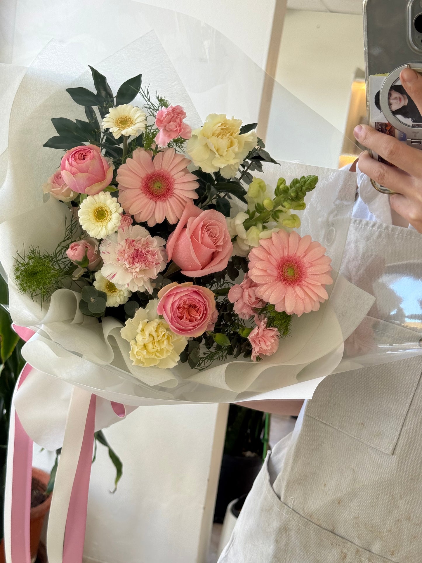 [K-Style] PINK/ WHITE BOUQUET
