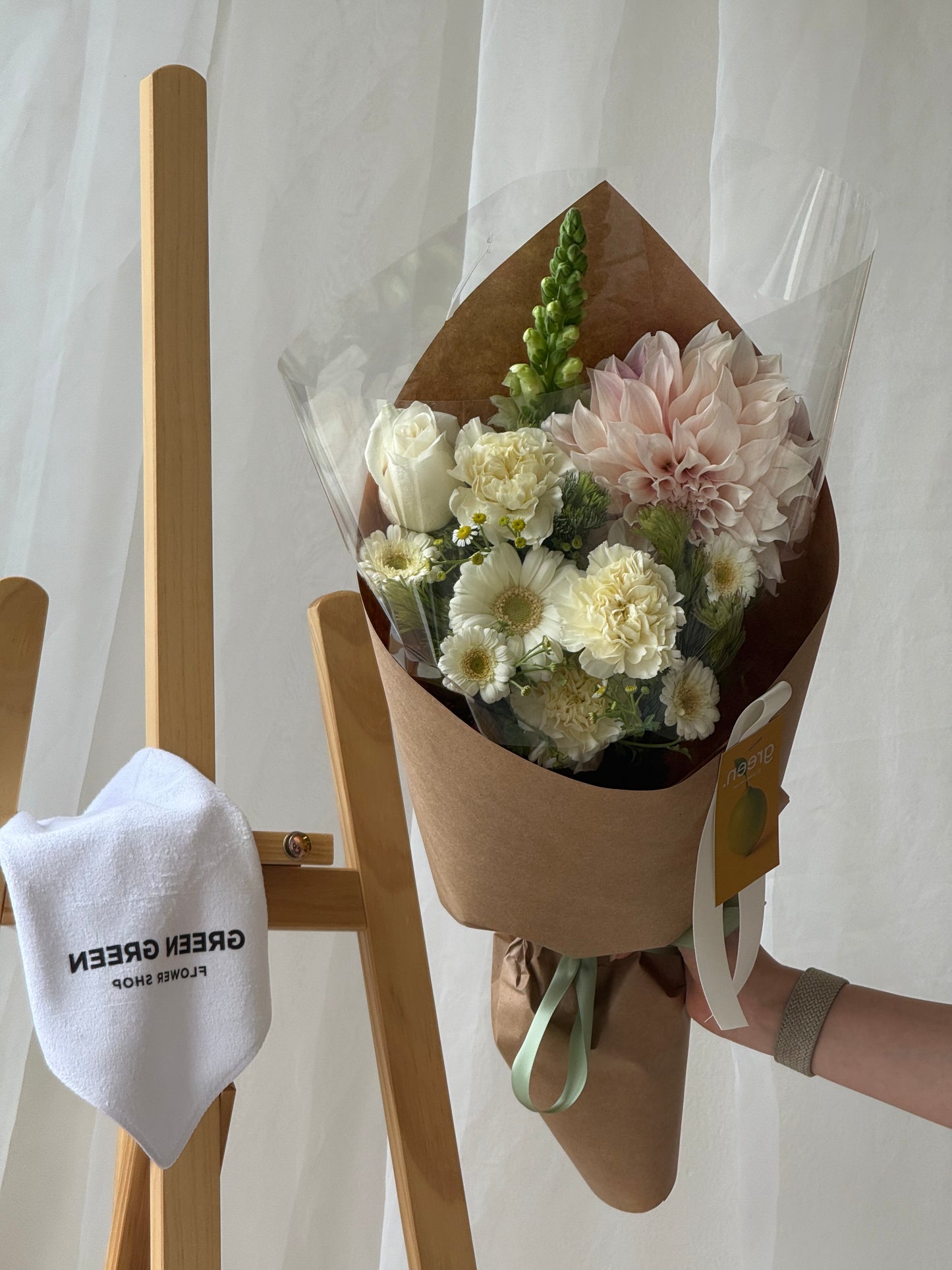 [Small Posy] White / Cream